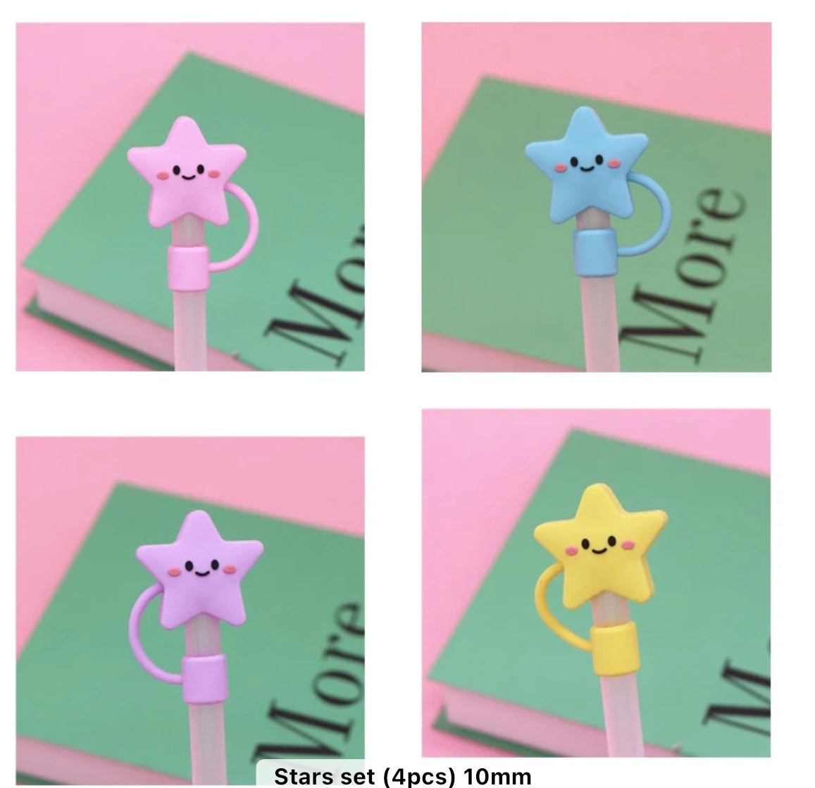Cubrepopotes - accesorios para popotes 10 mm
