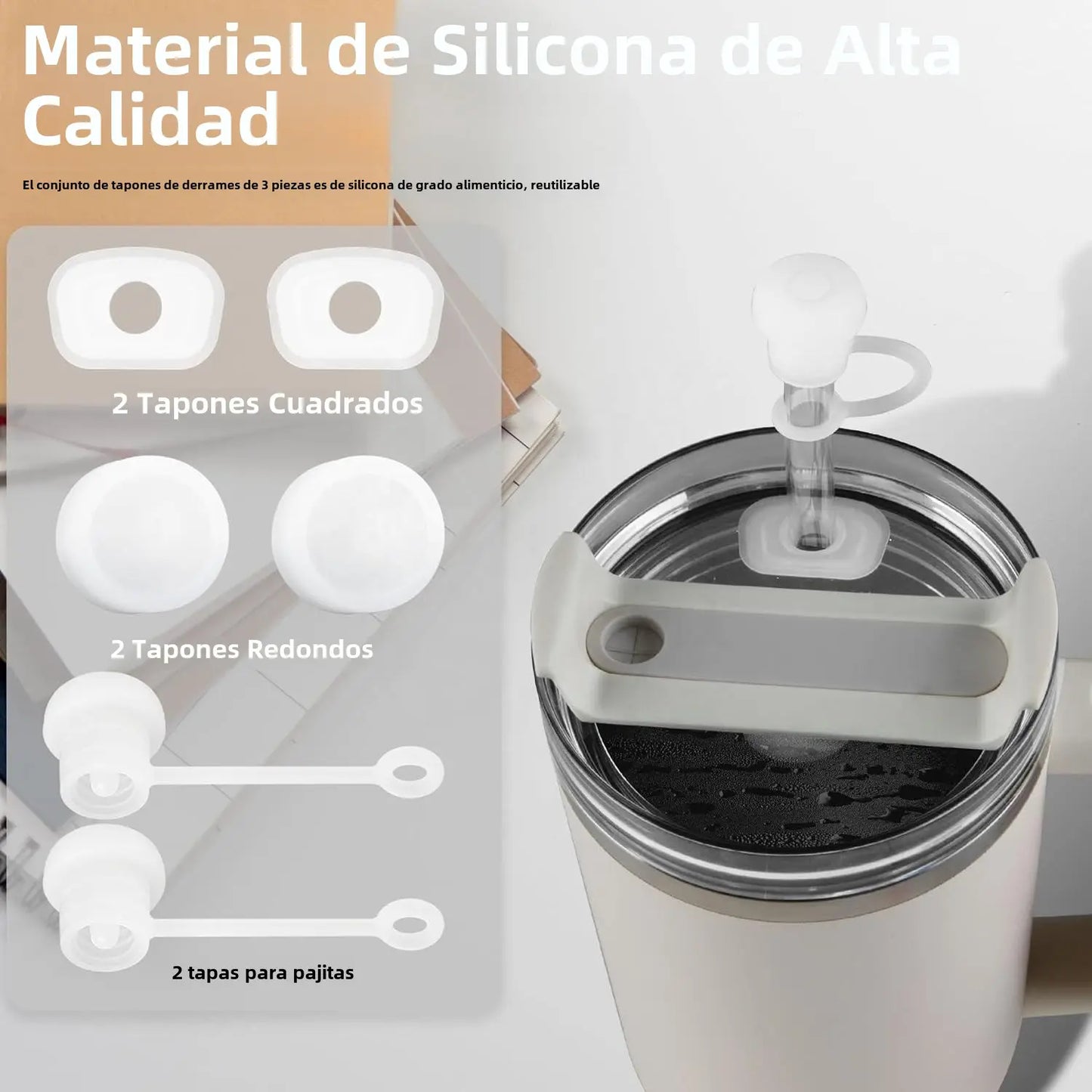 Tapon Antiderrames Genérico para Stanley Quencher