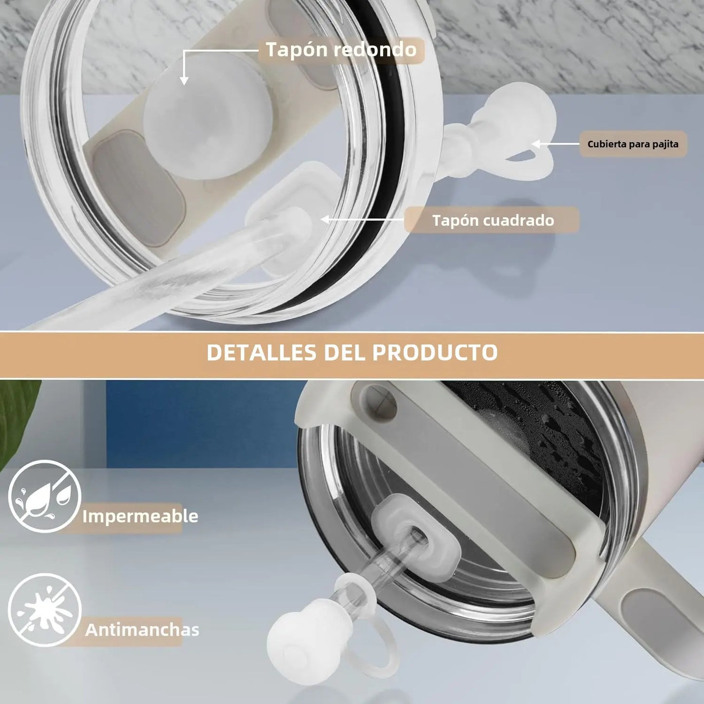 Tapon Antiderrames Genérico para Stanley Quencher