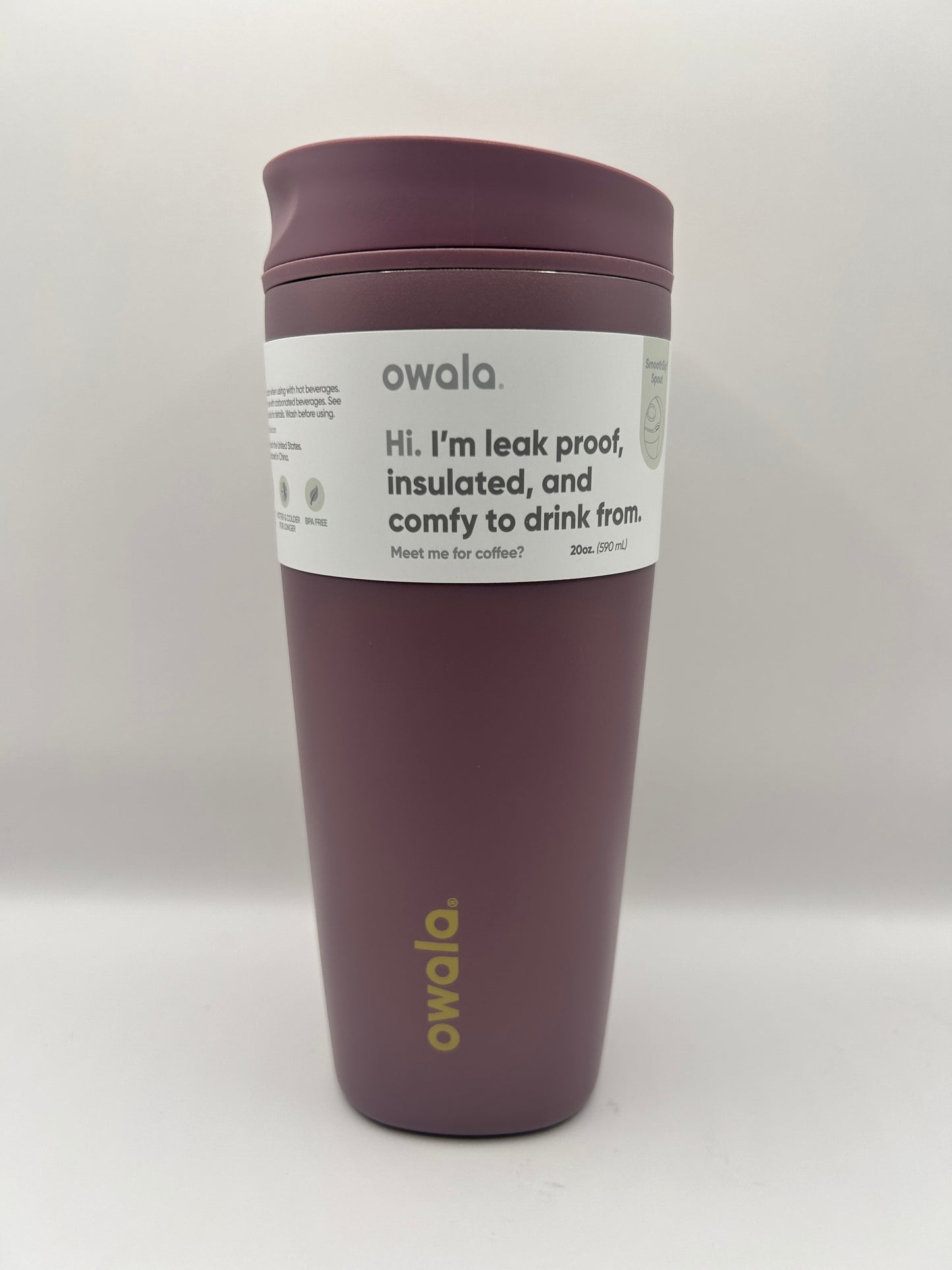 🔴 Nivel 3 Owala SmoothSip® Slider 20oz Color Golden Spring Revival - Envio Gratis