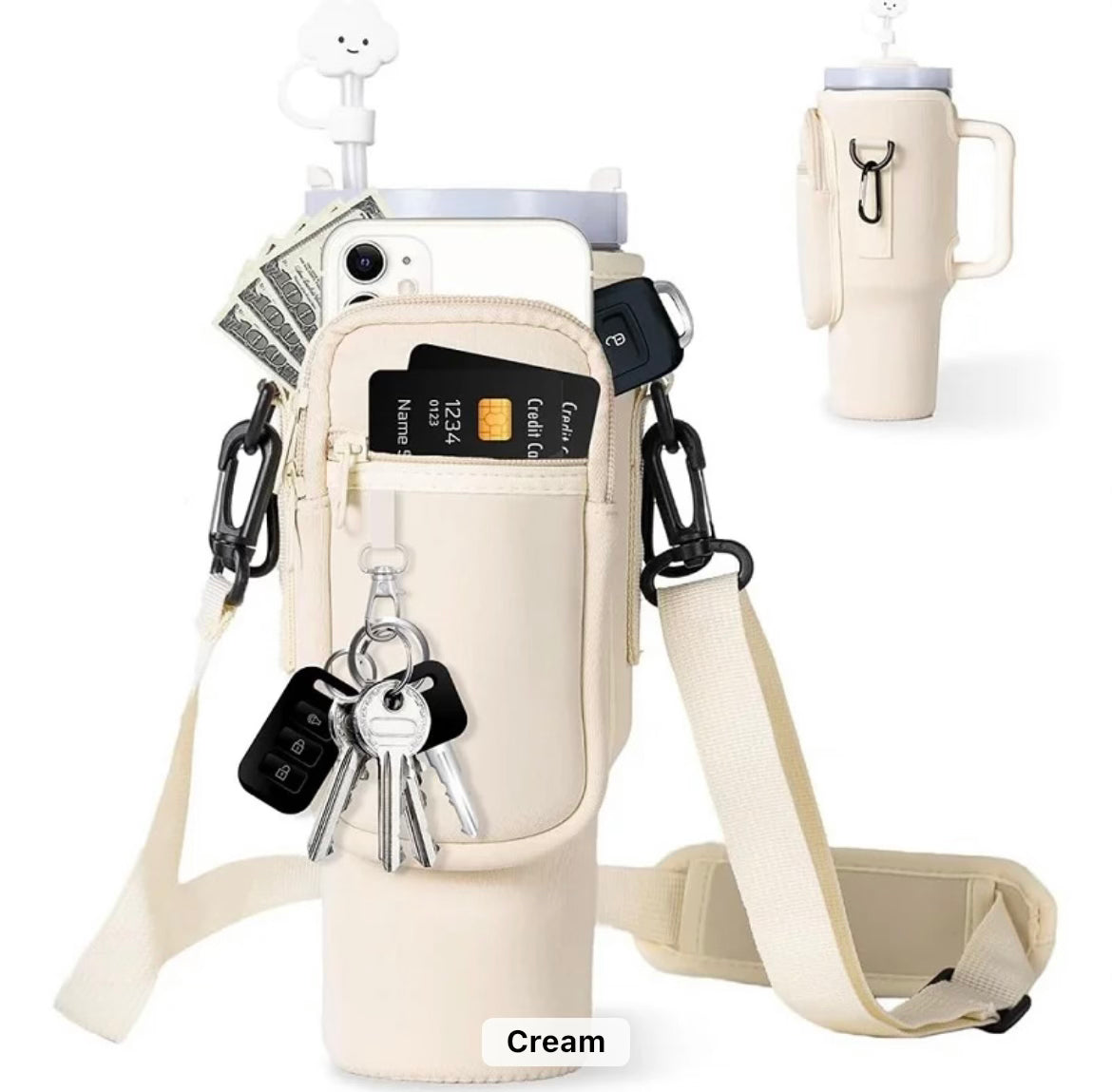 Bolsa para botella de agua (water carry bag)