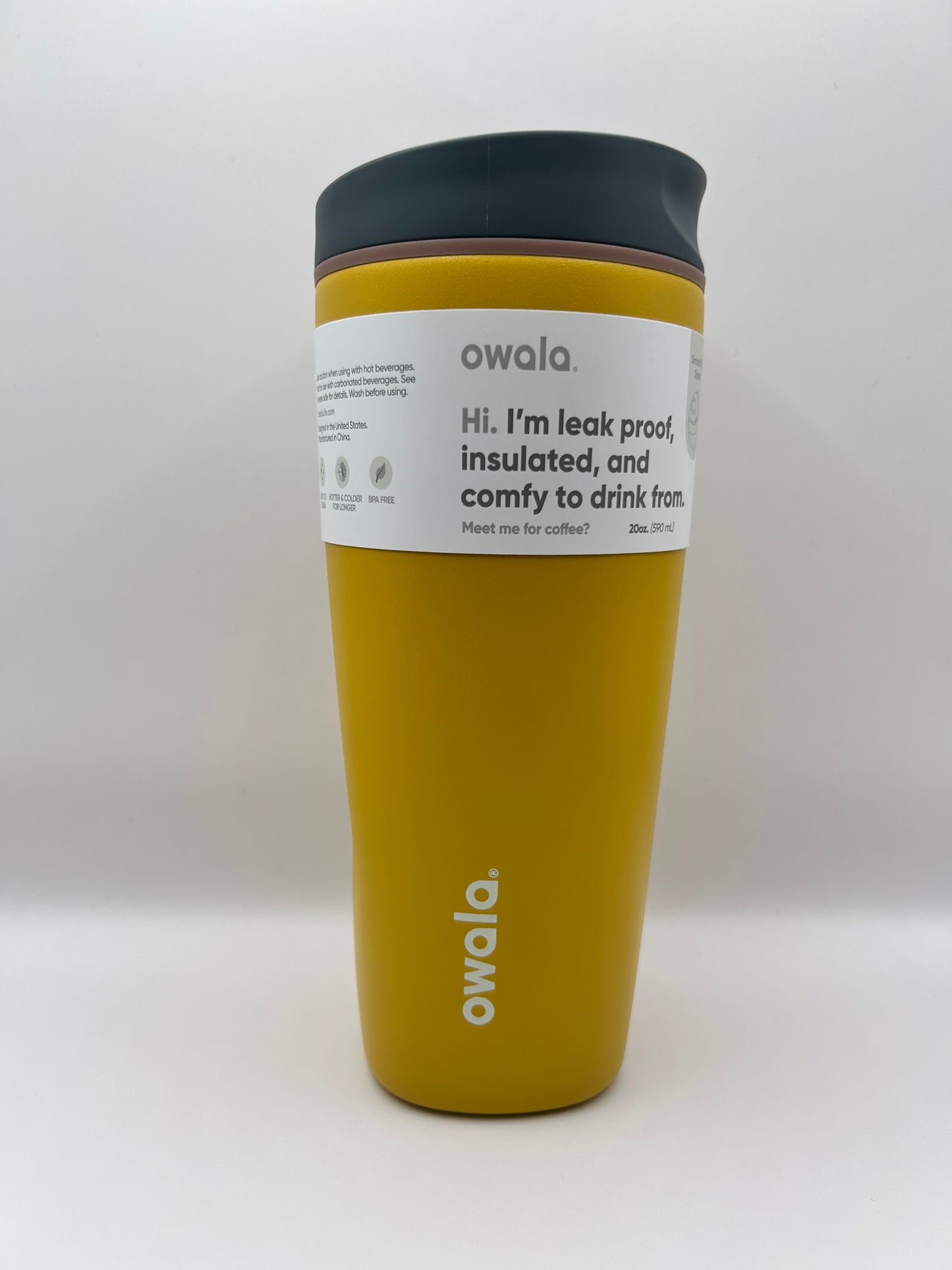 🔴 Nivel 3 Owala SmoothSip® Slider 20oz Color Golden Quest - Envio Gratis