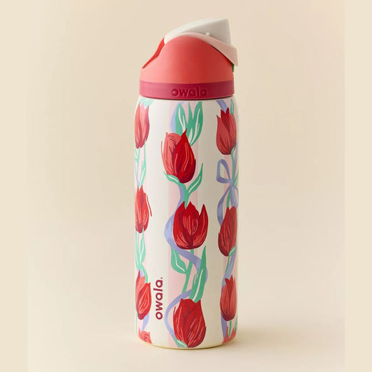PREVENTA Owala FreeSip® 32oz - Edición Tulip Bouquet Exclusivo UO