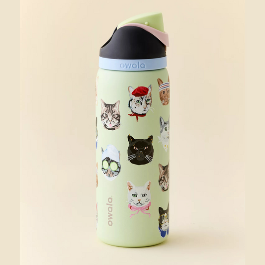 Owala FreeSip® 32oz - Edición Cat Collage Exclusivo UO