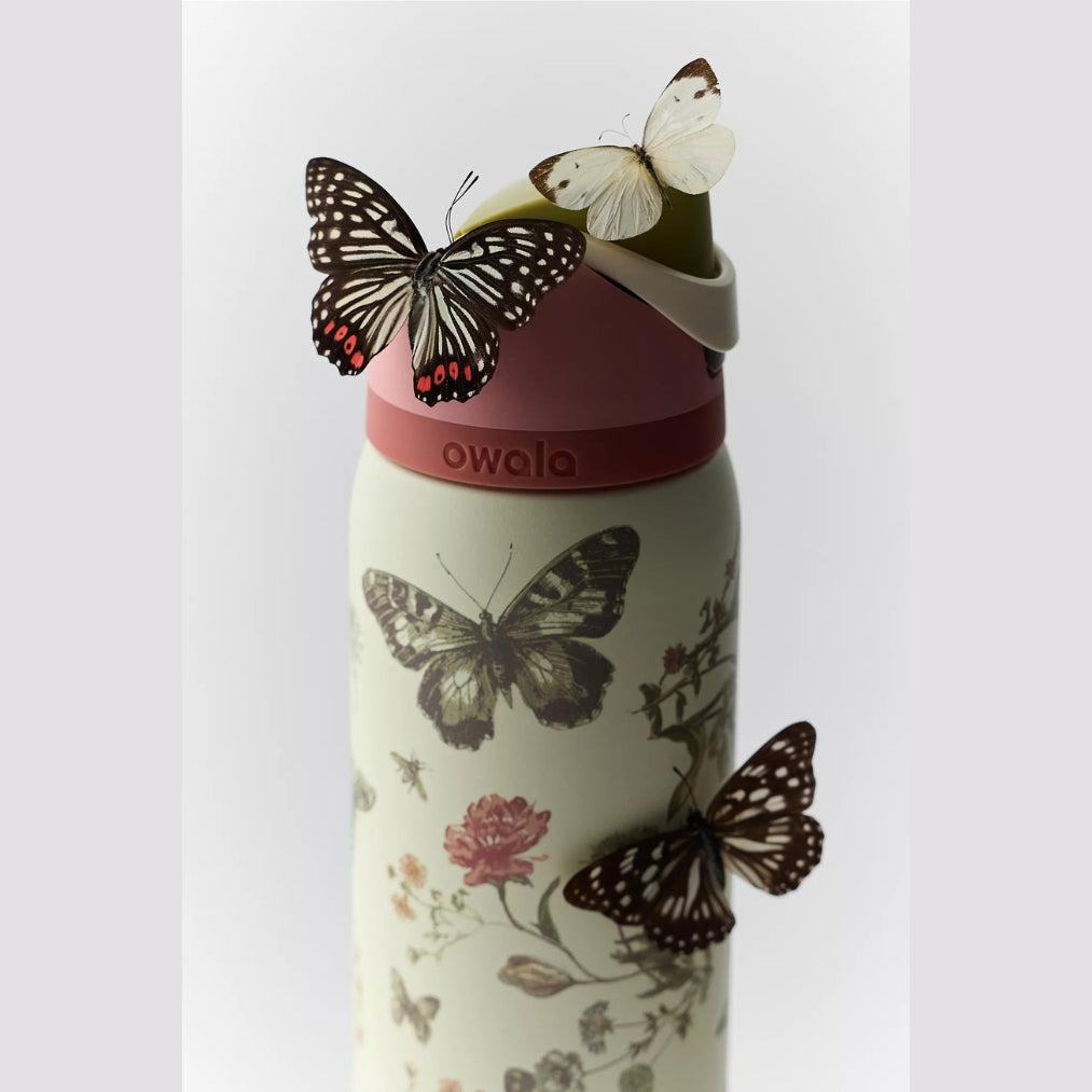 Owala FreeSip® - 32oz | 946 mL - Edición Boho Butterfly