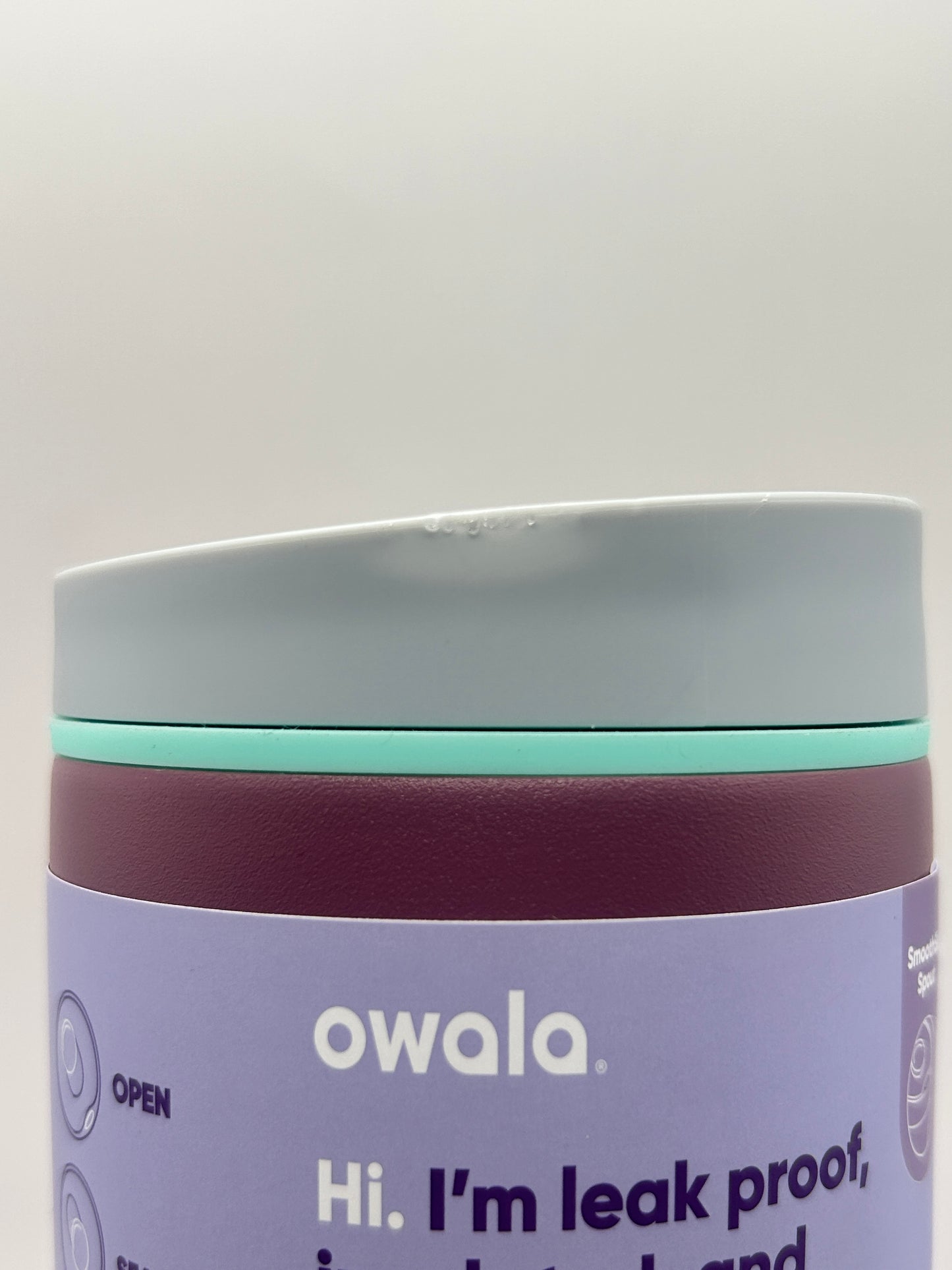 🟡 Nivel 2 Owala SmoothSip® Slider 20oz Color Plum Perfect- Envio Gratis