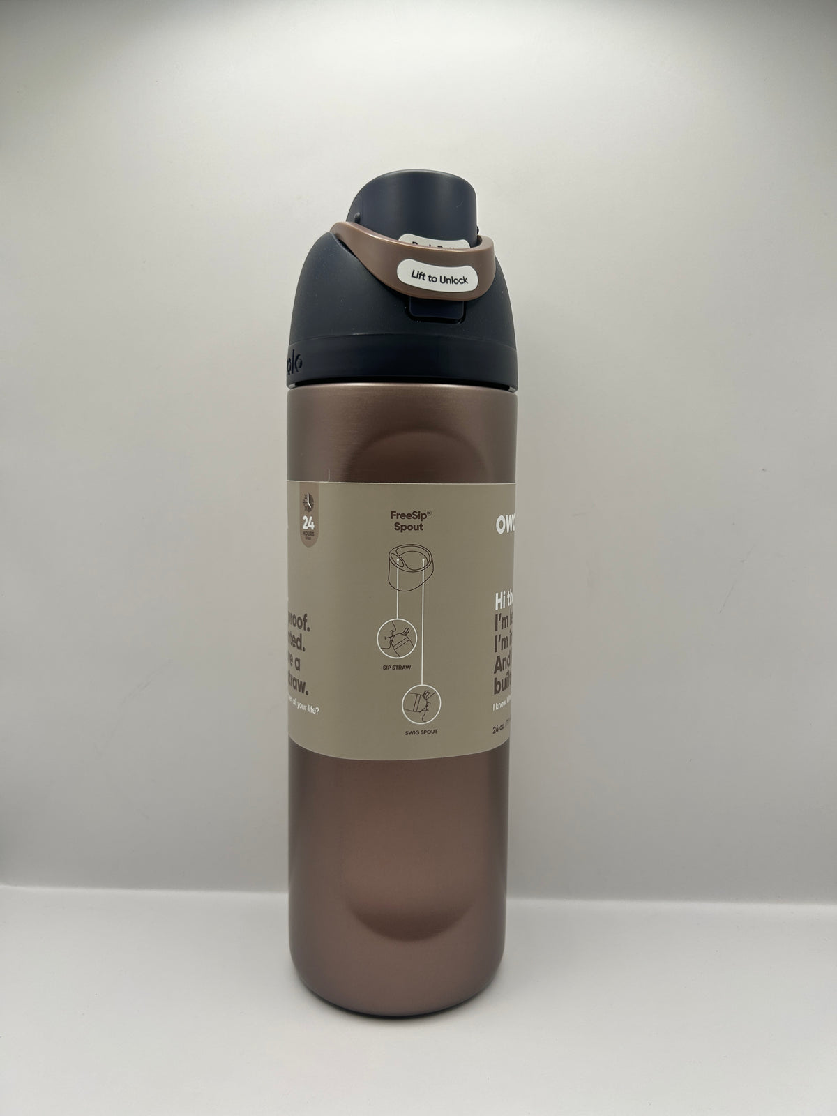 🟡 Nivel 2 Owala FreeSip® 24oz Color Desert Smoke - Envio Gratis