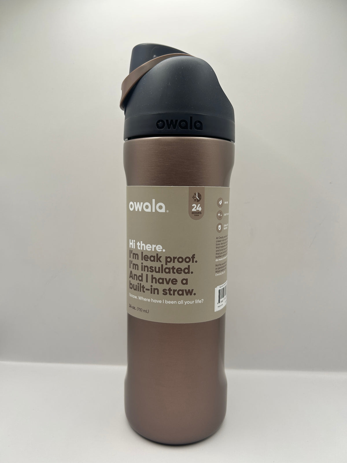 🟡 Nivel 2 Owala FreeSip® 24oz Color Desert Smoke - Envio Gratis