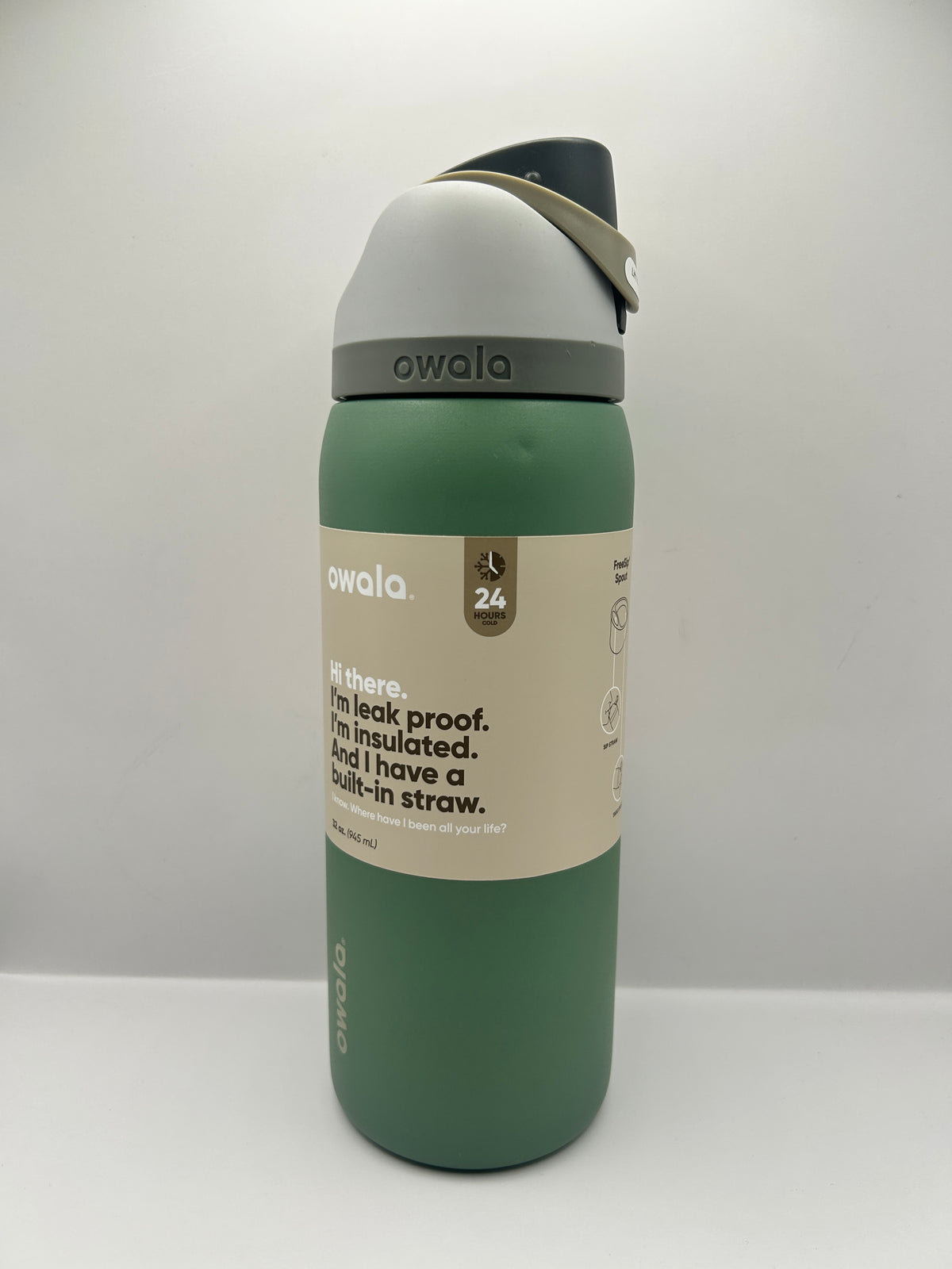 🟡 Nivel 2 Owala FreeSip® 32oz Color Green House - Envio Gratis