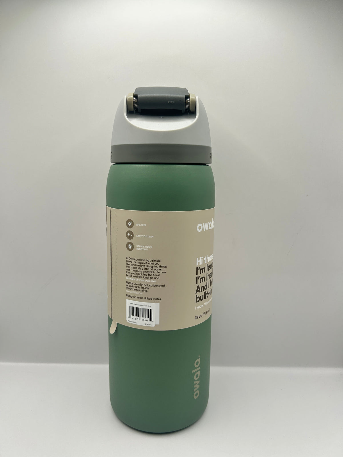 🟡 Nivel 2 Owala FreeSip® 32oz Color Green House - Envio Gratis